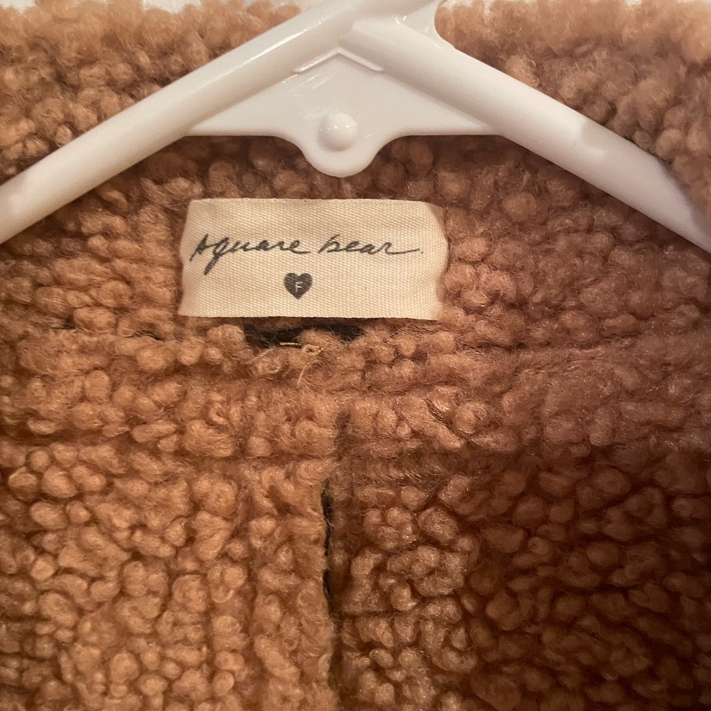 Brown Shearling-Lined Aviator Jacket - image 2